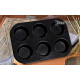 6pcs -Non-Stick Metal Cup Cake Tray 6pcs -Non-Stick Metal Cup Cake Tray