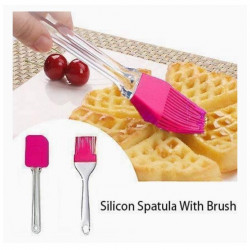 Silicone Spatula and Pastry Brush Set
