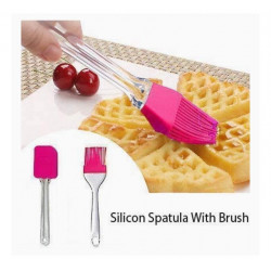 Silicone Spatula and Pastry Brush Set