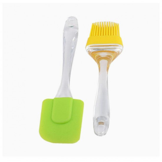 Silicone Spatula and Pastry Brush Set Silicone Spatula and Pastry Brush Set