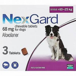 NexGard 10-25Kg  ( 3 Tablets )