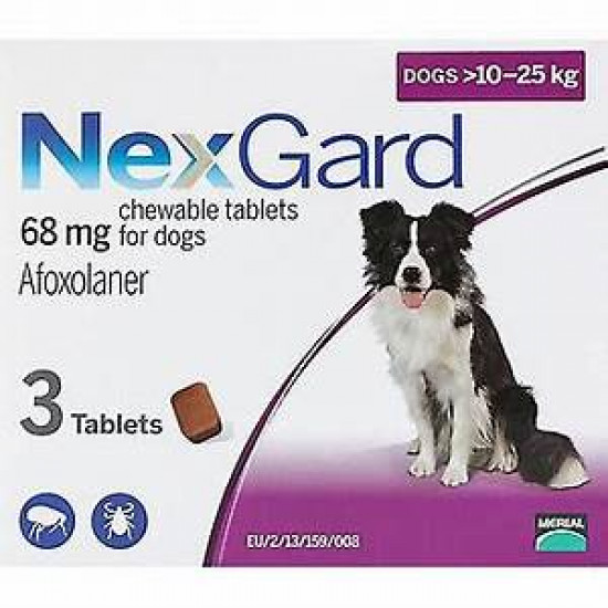 NexGard 10-25Kg  ( 3 Tablets )