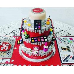 Explosion  box with 3D cake