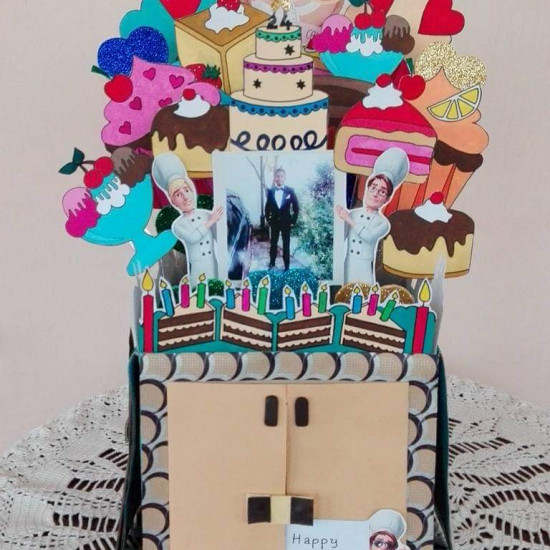 Stand up box card Stand up box card