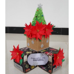 Pop up cube card