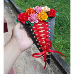 Flower bunch card