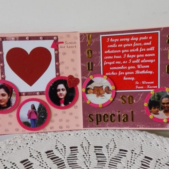 Shaker card with box Shaker card with box