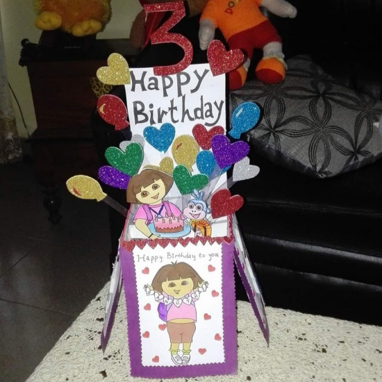 Stand up box card Stand up box card
