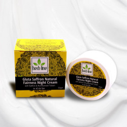 Gluta Saffron Natural Fairness Night Cream (50 ml)