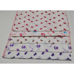 Baby Napkins -  Printed (6 pcs )