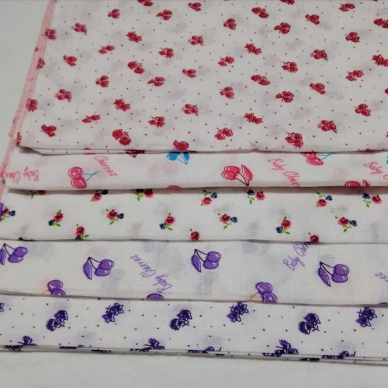 Baby Napkins -  Printed (6 pcs )