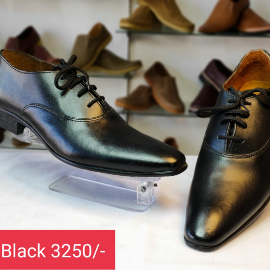Handmade Genuine leather Shoes - 006 Black Handmade Genuine leather Shoes - 006 Black