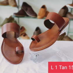 Handmade Genuine leather Shoes - L 1 Tan