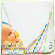 22" x 22" Single Layer Baby Nappy Set (6 pcs)