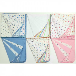 22" x 22" Single Layer Baby Nappy Set (6 pcs)