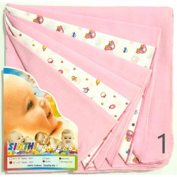 22" x 22" Double Layer Baby Nappy Set (6 pcs)