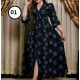 Front Button Long Dress