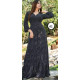 Front Button Long Dress