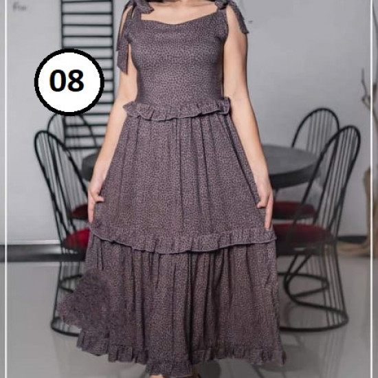 Long gather dress Long gather dress