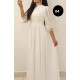 Long gather dress Long gather dress