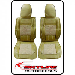 Luxury Leather Car Seat Covers for Front Seats