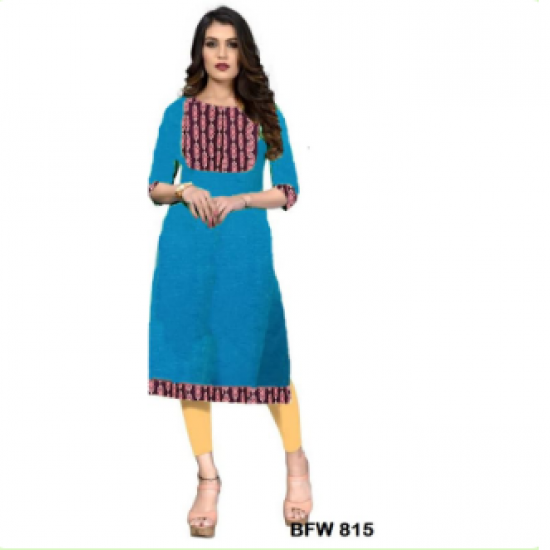 Women Handloom Cotton Patch Work kurtis Women Handloom Cotton Patch Work kurtis