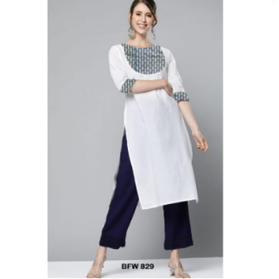 Women Fabulous White kurtis
