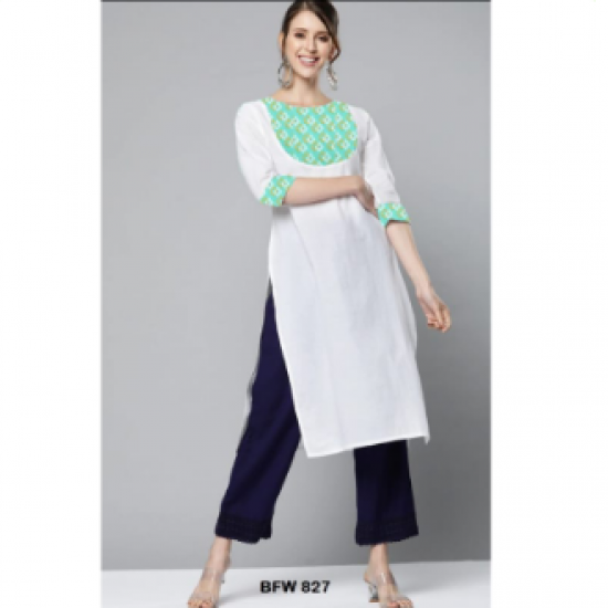 Women Fabulous White kurtis