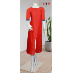 Women Mid Tringle design A Line kurtis