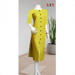 women Middel Button kurtis