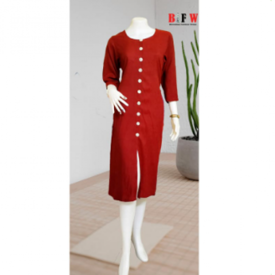 women Middel Button kurtis women Middel Button kurtis