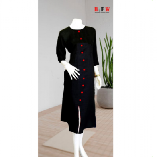 women Middel Button kurtis women Middel Button kurtis