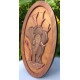 TUSK ELIPHANT WALL DECOR/S.JAYASINGHA WOOD CRAFT.