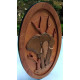 TUSK ELIPHANT WALL DECOR/S.JAYASINGHA WOOD CRAFT.