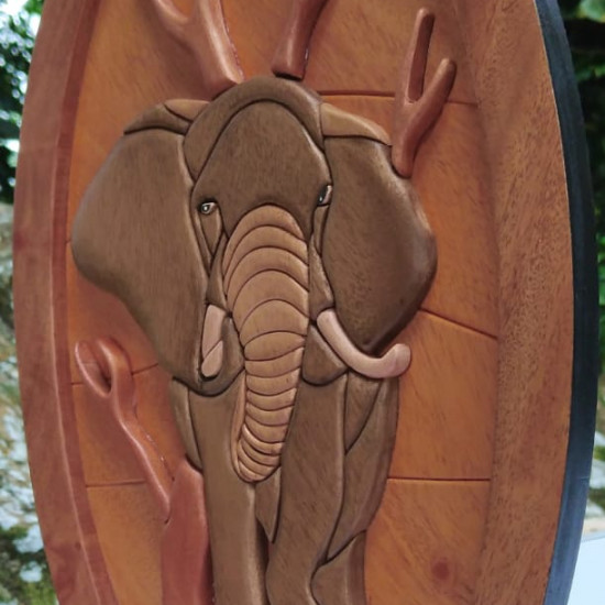 TUSK ELIPHANT WALL DECOR/S.JAYASINGHA WOOD CRAFT. TUSK ELIPHANT WALL DECOR/S.JAYASINGHA WOOD CRAFT.