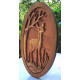 Spotted deer wall decor/S.JAYASINGHA WOOD CRAFT.