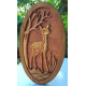 Spotted deer wall decor/S.JAYASINGHA WOOD CRAFT. Spotted deer wall decor/S.JAYASINGHA WOOD CRAFT.