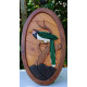 RED FACED MALKOHA WALL DECOR/S.JAYASINGHA WOOD CRA RED FACED MALKOHA WALL DECOR/S.JAYASINGHA WOOD CRA
