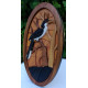 GREY HORNBIL WALL DECOR/S.JAYASINGHA WOOD CRAFT.