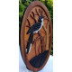 GREY HORNBIL WALL DECOR/S.JAYASINGHA WOOD CRAFT.