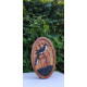 GREY HORNBIL WALL DECOR/S.JAYASINGHA WOOD CRAFT.