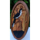 GREY HORNBIL WALL DECOR/S.JAYASINGHA WOOD CRAFT.
