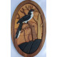 GREY HORNBIL WALL DECOR/S.JAYASINGHA WOOD CRAFT.