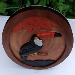 TOOKEN WALL DECOR./ S.JAYASINGHA WOOD CRAFT.