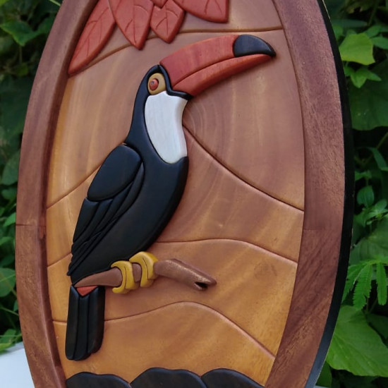 TOOKEN WALL DECOR./ S.JAYASINGHA WOOD CRAFT.