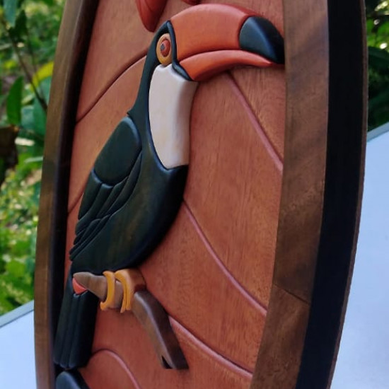 TOOKEN WALL DECOR 02/S.JAYASINGHA WOOD CRAFT. TOOKEN WALL DECOR 02/S.JAYASINGHA WOOD CRAFT.
