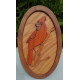 RED CARDINAL WALL DECOR/S.JAYASINGHA WOOD CRAFT.