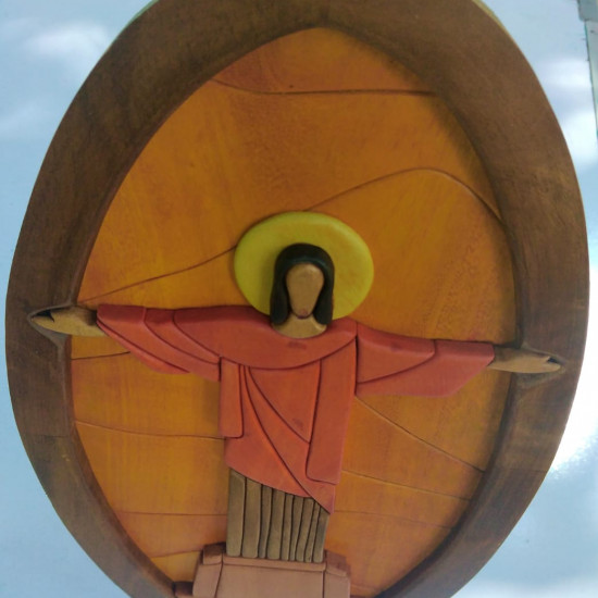 JESUS WALL DECOR/S.JAYASINGHA WOOD CRAFT
