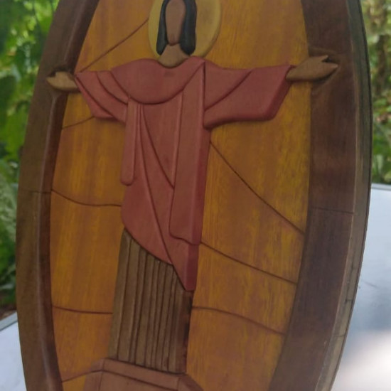 JESUS WALL DECOR/S.JAYASINGHA WOOD CRAFT
