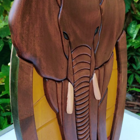 ELEPHANTS WALL DECOR/S.JAYASINGHA WOOD CRAFT.